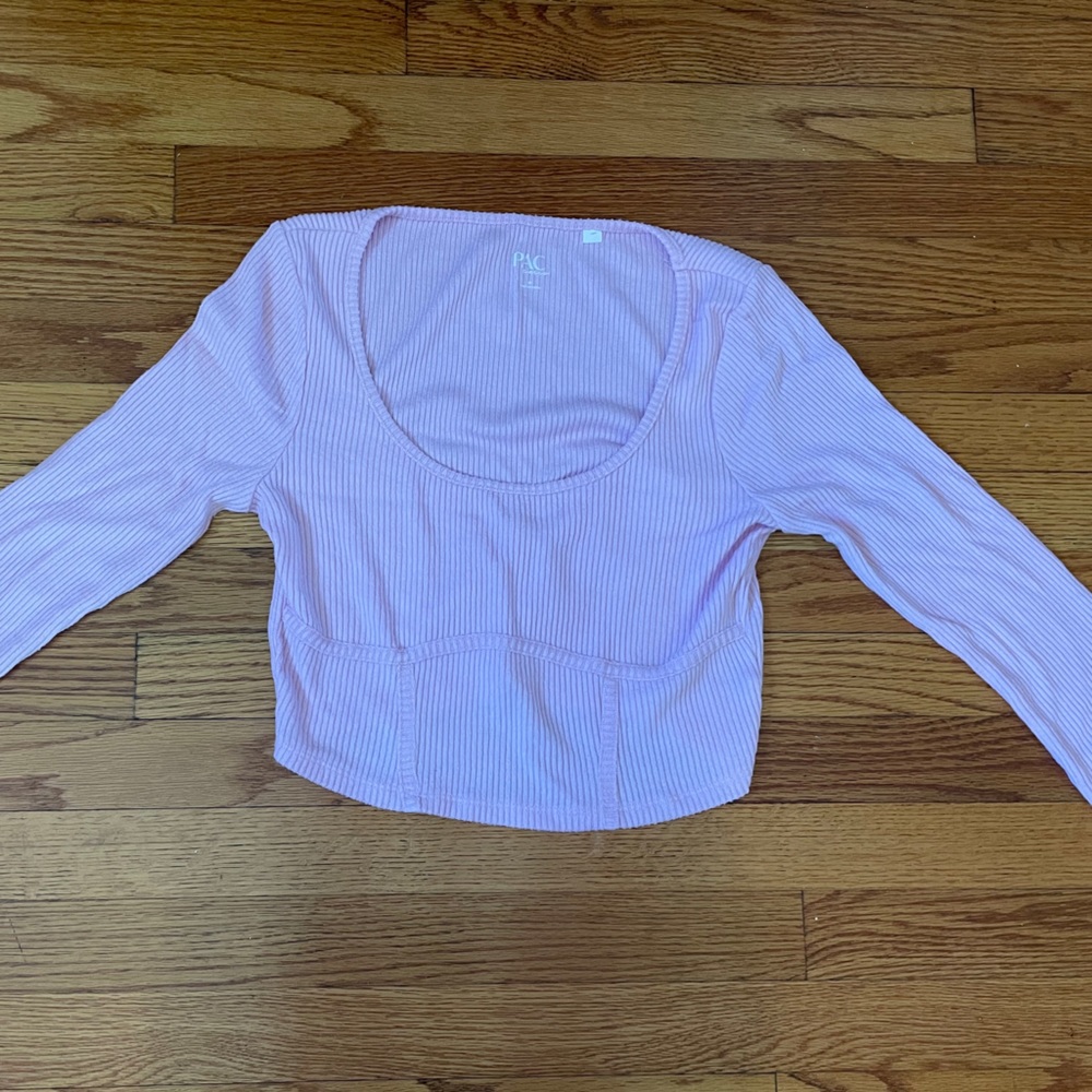 Pink Lavender PacSun Crop Top
